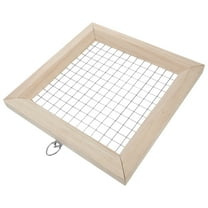 GOOHOCHY Wooden Air Plant Holder Mesh Plant Grower Frame Wall Mounted Plant Holder Air Plant Shelf Hang Wall Decor for House Plants Picture Office House Patio Garden Balcony