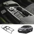 thumbnail image 2 of Tekuisi LHD Gear Panel Trim Cover Sticker Carbon Fiber Style Trim Accessories for Kia EV6 2021+ Replace Car Accessories, 2 of 6