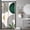 A-01boho(green), variant on Small Stall Green Mid Century Arch Shower Curtain Boho Bohemian Leaf Modern Neutral Rv Narrow Half Size 36Wx72H Inch Simple Minimalist Fabric Decor Bathroom Polyester Waterproof Hooks