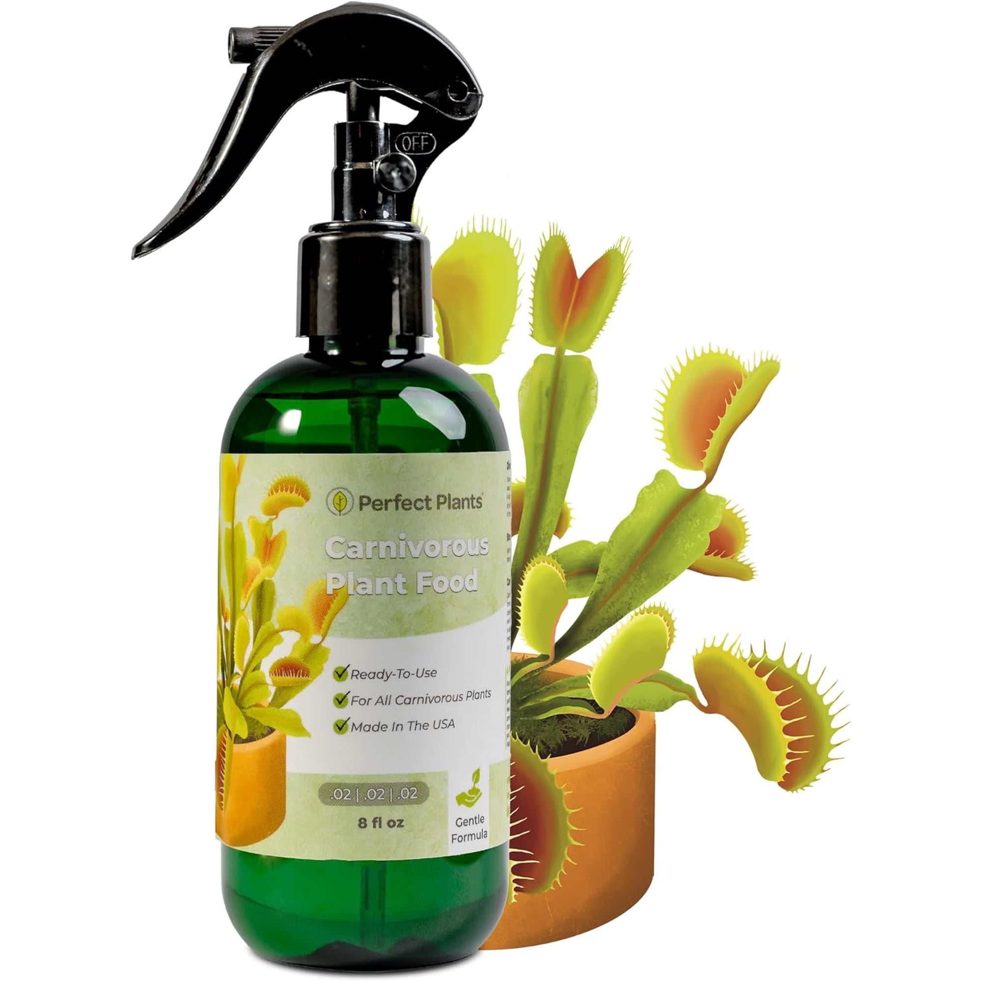 Premium Carnivorous Plant Food Spray - Plant Food Foliage Mist for Venus Fly Trap & Other Carnivorous Plants