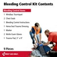 thumbnail image 5 of First Aid Only Critical Essentials Bleeding Control Kit for Chest & Limb Wounds, 9 Piece Kit, 5 of 7