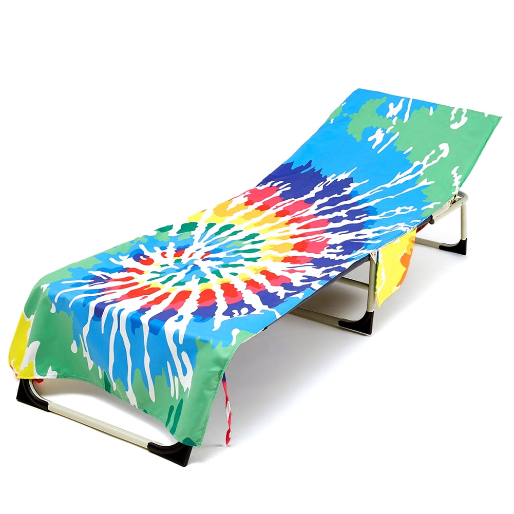  Lounge Chair Beach Towel Cover for Small Space