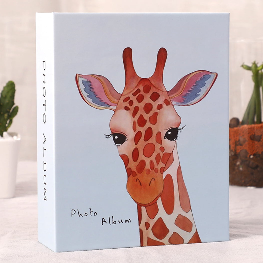 Jungle Giraffe Baby's First Year Photo Album Binder | Zazzle