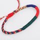 thumbnail image 4 of 1 pulsera de hilo rojo creativa hecha a mano de cuatro colores para mujer (colorida), 4 of 5