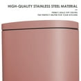 thumbnail image 6 of Pirecart 13.2 Gallon/50 Liter Trash Can Stainless Steel Fingerprint Resistant Kitchen Garbage Can, Orange, 6 of 7
