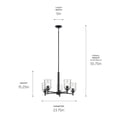 thumbnail image 2 of Kichler Lighting - Shailene - 5 Light Chandelier-15.25 Inches Tall and 23.75, 2 of 2