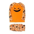 thumbnail image 1 of Matching Family Pajamas Sets Long Sleeve Halloween Pjs Striped Holiday Sleepwear Loungewear Set, 1 of 1