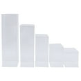thumbnail image 5 of 5 Pack Modern Acrylic Wedding Flower Stand Box Floral Plant Display Rack Decor, 5 of 10