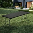 Vebreda 6 ft Plastic Folding Table Portable FoldinHalf Table for