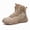 Khaki, variant on Men's and Women's Steel Toe Mid-Cut Safety Work Shoes, Boa Dial, Kevlar Puncture-Resistant, Breathable