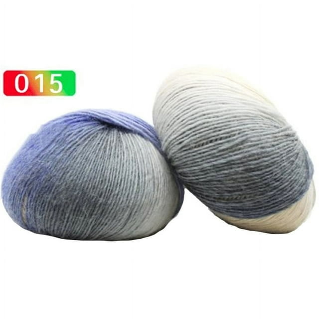 6Pcs Wool Yarn Rainbow Corchet Yarn For Knitting Chunky 100% Pure Wool Crochet Threads DIY Hat Scarf Sweater ilos para tejer