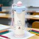 thumbnail image 1 of Botella de agua de acero inoxidable de 600 ml con aislamiento al vacío y pajita desmontable, taza portátil a prueba de fugas para bebidas frías y calientes, para adultos y niños., 1 of 6