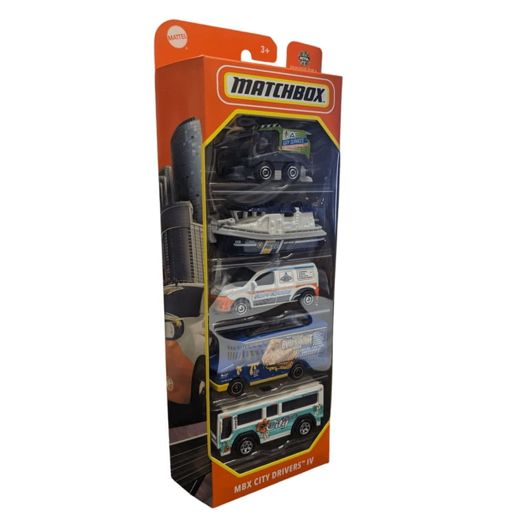 Matchbox 5 pack MBX Drivers IV - Walmart.com