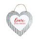 thumbnail image 2 of Letrero de amor para San Valentín, letrero para puerta de entrada, letrero de pared, decoración del hogar, diseño de sentimiento circundante, colgante, letrero de puerta de madera en forma de corazón,, 2 of 8
