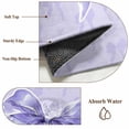 thumbnail image 6 of Small Round Rug 3Ft Washable Non-Slip, Purple Bow Circle Area Rugs for Living Room Bedroom, Cute Bowknot Simple Pure Color Indoor Floor Mats Carpet Runner for Home Decor, 6 of 8