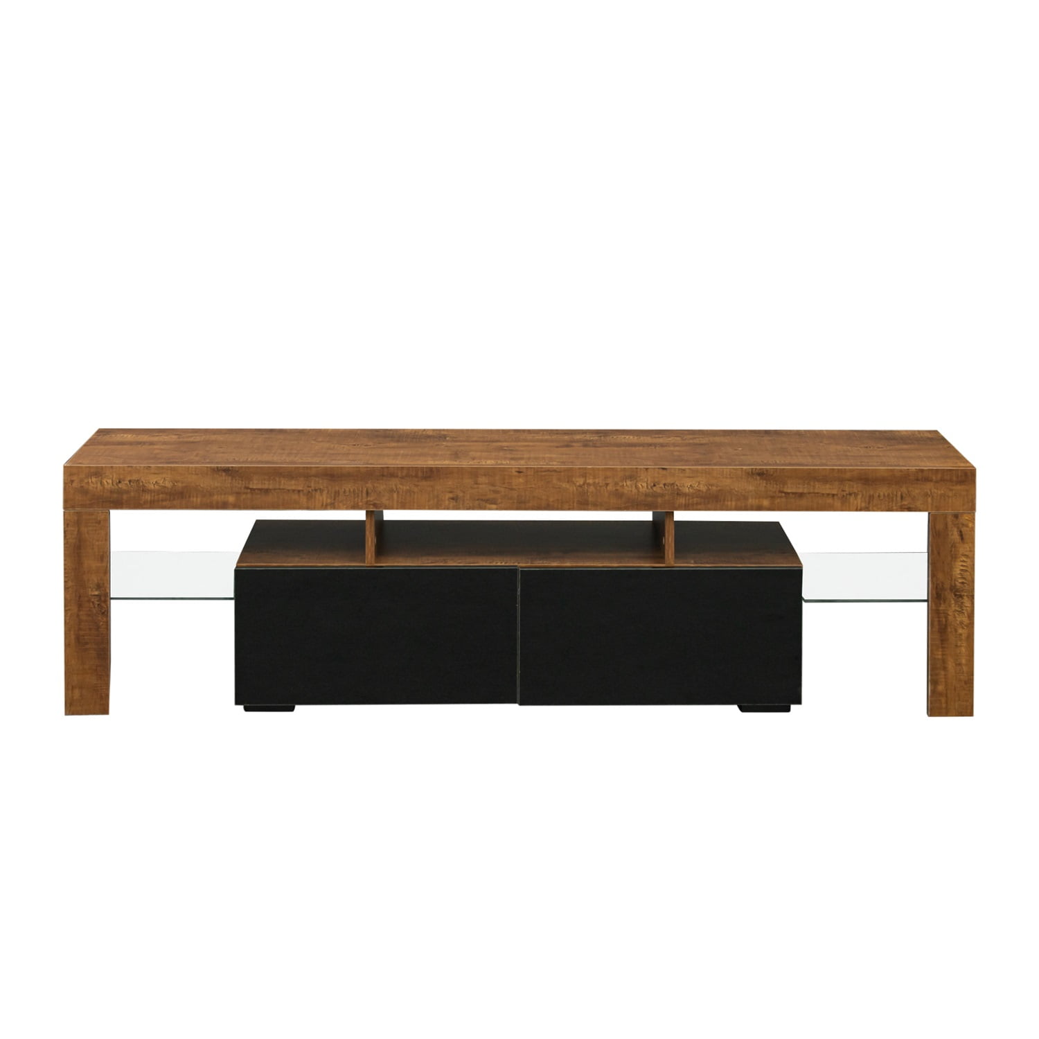 Kadyn Corner Tv Stand, Entertainment Center for Tvs with Storage, Tv Console with Rgb Lights for Living Room, Walnut Kadyn Corner Tv Stand, Entertainment Center for Tvs with Storage, Tv Console with Rgb Lights for Living Room, Walnut
