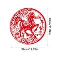 thumbnail image 4 of NOVELAR Festive Electrostatic Patches, Pre-Cut Designs for Mix-and-Match Decor, Transform Smooth Surfaces for New Year and Special Occasion Parties, 4 of 7