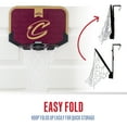 thumbnail image 6 of Franklin Sports NBA Cleveland Cavaliers Mini Over the Door Basketball Hoop - Kids Indoor Mini Basketball Hoop + Basketball - NBA Fan Shop Mini Hoop for Bedroom + Office - Over the Door Mini Hoop Set, 6 of 12