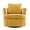 Ginger Yellow, variant on Carolayne Swivel Accent Chair with Upholstered Pillow for Living Room, Light Blue
