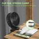 thumbnail image 4 of Desk Fan Clip on Fan, 3 Speeds Small USB Fan, 6.5 Inch Rechargeable Portable Fan, Strong Airflow & 360Rotation Adjustable, Powered by USB, Sturdy Clam, 4 of 5