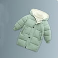 thumbnail image 4 of ATOGUTA Boys Girls Winter Coats Warm Winter Coat Windproof Rain Jacket Snow Coat Green, Size 1T-12, 4 of 5