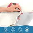 thumbnail image 3 of Yayeee Kitchen Curtains Tier Pair Light Filtering 27"x36" Rod Pocket Short Cafe Window Panel, Beige Cherry, 3 of 7