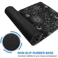 thumbnail image 6 of Long Mouse Pads for Desk,Black Gothic Sun Moon Pattern Desk Mats on Top Of Desks, Desk Mouse Pad Extra Large with 3mm Non-Slip Base and Stitched Edge for Gaming,Office,Work,Home 31.5"x11.8", 6 of 6
