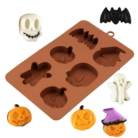 

1PC Silicone Chocolate Baking Molds Halloween Pumpkin Cake Decoration