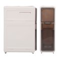 thumbnail image 1 of Slim Bathroom Storage Cabinet, Water Proof Plastic Narrow Bathroom Storage Cabinet Drawer Type Classification Storage Bathroom Floor Cabinet with 6 Wheels for Bathroom Laundry, 1 of 7