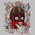 thumbnail image 2 of Women's Marvel: Deadpool & Wolverine Headpool Collage Graphic T-Shirt, 2 of 4
