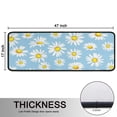thumbnail image 5 of Kitchen Rugs Sets Of 2,Light Blue Daisy Flower Pattern Anti Fatigue Kitchen Mat Rugs Non Slip Washable,Decorative Kitchen Floor Mats for Kitchen,Sink,Laundry,17"x47"+17"x47", 5 of 5