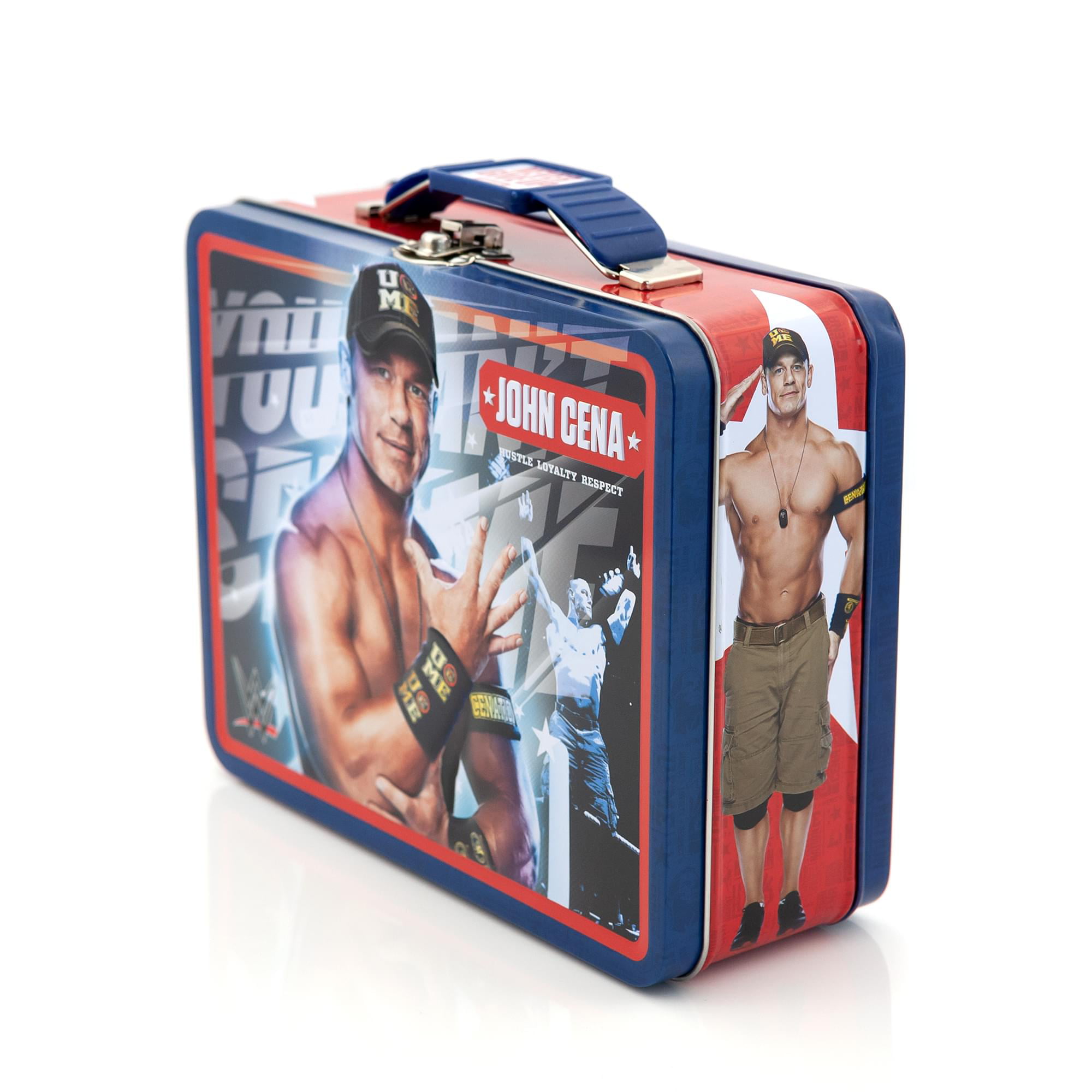 Lunch Box - WWE - John Cena - Round Reusable Lunch Bag and Lunch Box Type  Food Accessories. 