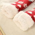 thumbnail image 3 of Christmas Gift Winter Socks for Women Fall Fashion Must Haves Fuzzy Toe Warmers Cotton Crew Girls Socks Grey, 3 of 5