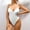 White, variant on MSJUHEG High Waisted Bathing Suit,Shapewear Swimsuits for Women,Short Sleeve Bathing Suit,Push Up Bathing Suits for Women,V Neck,Monokini Swimsuits for Women, Black L