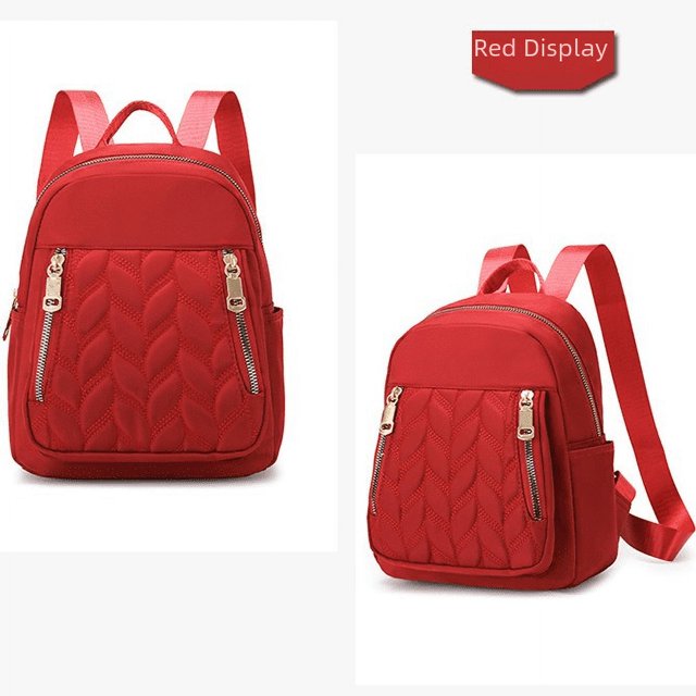 Mochila de tela Oxford, mochila pequeña de viaje, bolso tipo momia, bolso informal de nailon a la moda para mujer, bolso de trabajo para mujer