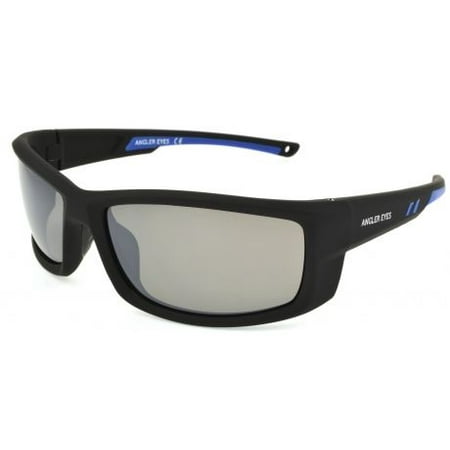 Angler Eyes Bluefish Sunglasses, Matte Black Frame, Smoke Polarized Lens, Polari