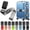 Gray, variant on TSA Luggage Strap with 3-Digit Combination Lock, Adjustable 78-Inch Suitcase Belt, Red