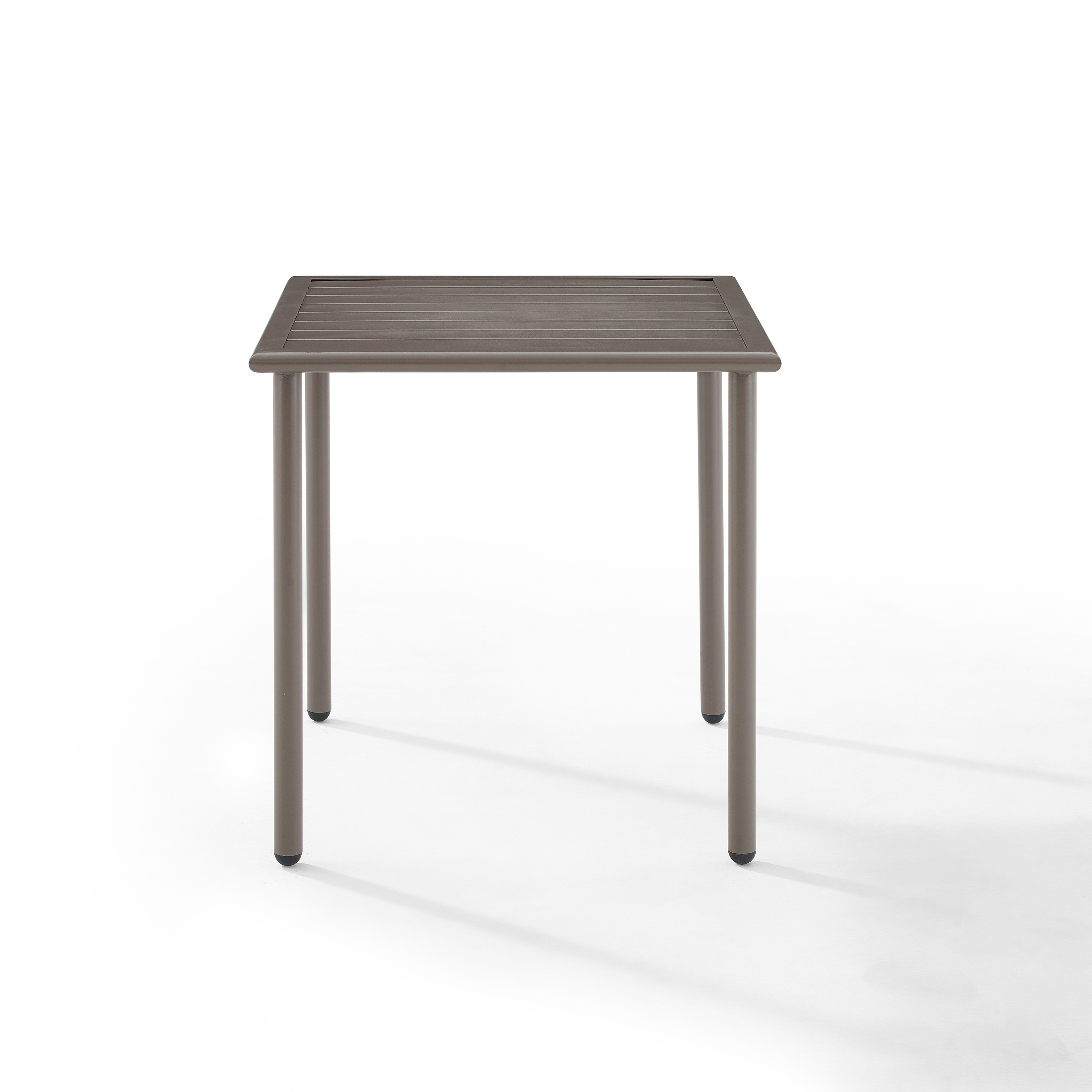 Crosley Furniture Cali Bay Modern Metal Outdoor Side Table in Light Brown - image 4 of 6