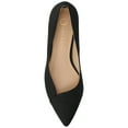 thumbnail image 4 of Journee Womens Carmin Slip On Low Block Heel Pointed Toe Dress Flats, Widths Available, 4 of 9