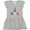 AC-Heather Grey, variant on Inktastic France Eiffel Tower Flag in Text Girls Toddler Dress
