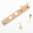 thumbnail image 3 of Unique Bargains 1 Set Rectangular Nail Display Stand for Nail DIY Gold Tone, 3 of 6