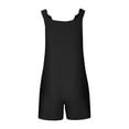 thumbnail image 3 of Sopiago Girls Summer Rompers Cute Clothes for Girls Dressy Jumpsuit Kids Shorts Junior Beach Vacation Essentials Outfits 2025 Black,9-10 Years, 3 of 4
