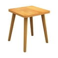 thumbnail image 2 of Table d'Appoint Petite Table de Salon Canapé Table Basse Petite Chambre Balcon Table Carrée en Bois Massif Table à Thé Table à Thé, 2 of 6