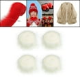 thumbnail image 3 of 4x Disfraz de tela de piel sintética Suministros de cosplay Artesanía para blanco Zulema Tela de piel sintética, 3 of 8