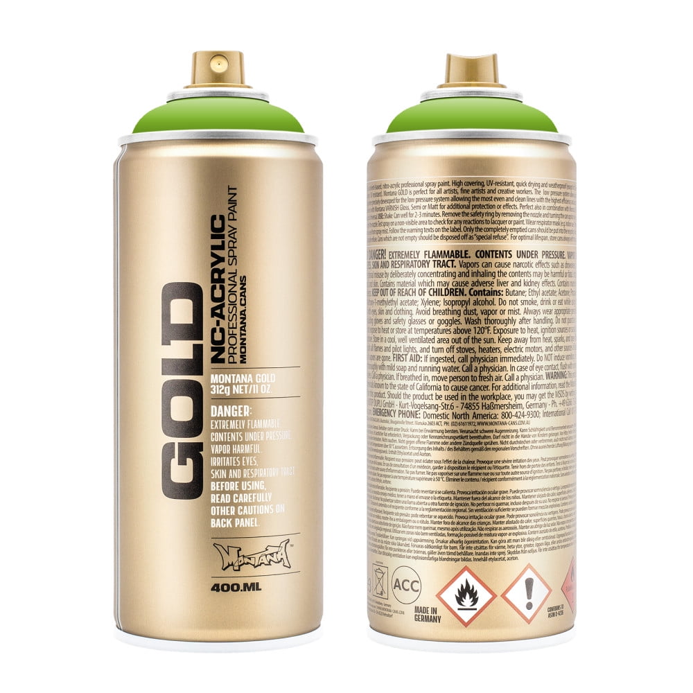 Montana GOLD 400 ml Spray Color, Shock Green Light