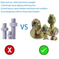 thumbnail image 3 of Kit de surtido Metalsuberg de 1/2 x 4 tornillos de cabeza hexagonal galvanizados, 3 of 9