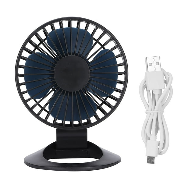 Ventilador De Escritorio, Ventilador Eléctrico Negro Portátil De Velocidad Del Viento De Tres Engranajes Para El Hogar Para La Escuela