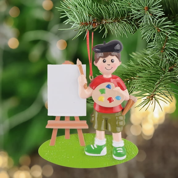 Maxora Personalized Ornaments Customized Christmas Ornament Artist Boy Free Customize