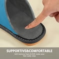 thumbnail image 6 of IAUYY Memory Foam House Slippers Suitable for Both Men and Women. Comfortable, Anti-Slip Plush Flat-Bottomed Slippers The Best Holiday Gift Looking Down, 6 of 9