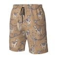 thumbnail image 4 of Balery Cactus Alpaca Traje de Baño Estilo Hawaiano para Hombre, Shorts de Secado Rápido con Bolsillos-Large, 4 of 6
